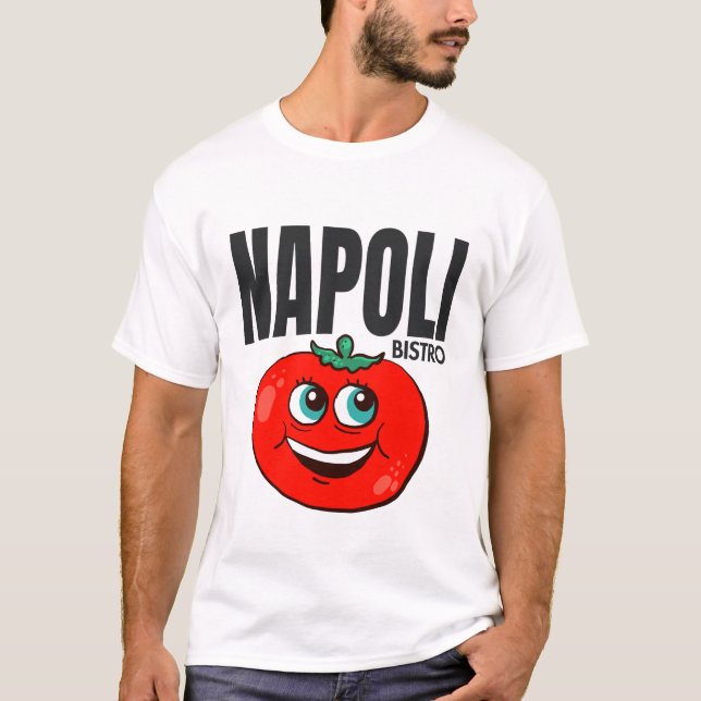 Napoli Italy T Shirt (Framsida)