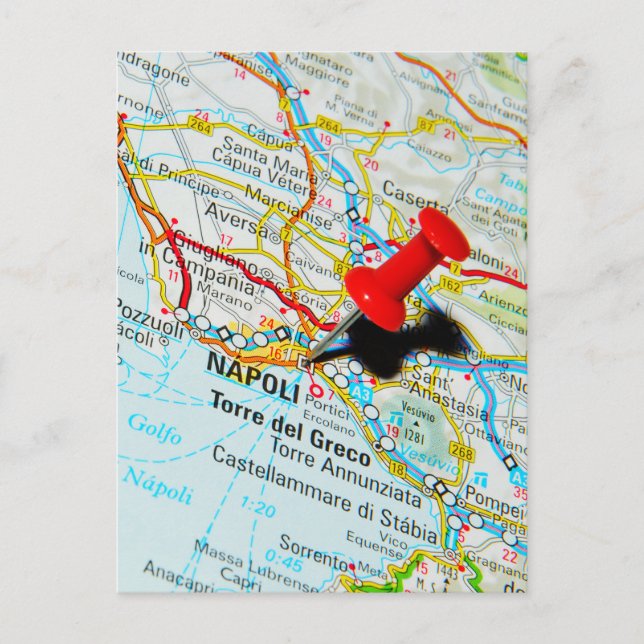 Napoli (Neapel), Italien Vykort (Framsida)