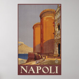 Napoli (Neapel) vintage resor poster