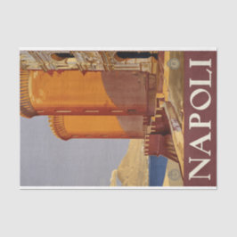 Napoli Travel Poster Decoupage-papper