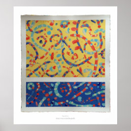 Napoli-utskrift Poster