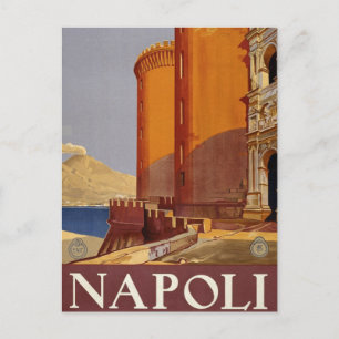 Napoli, vykort för Italien Vintage resor