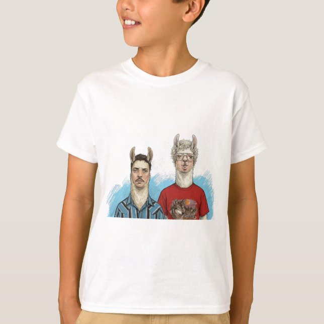 Napolian LLama-mite T Shirt (Framsida)