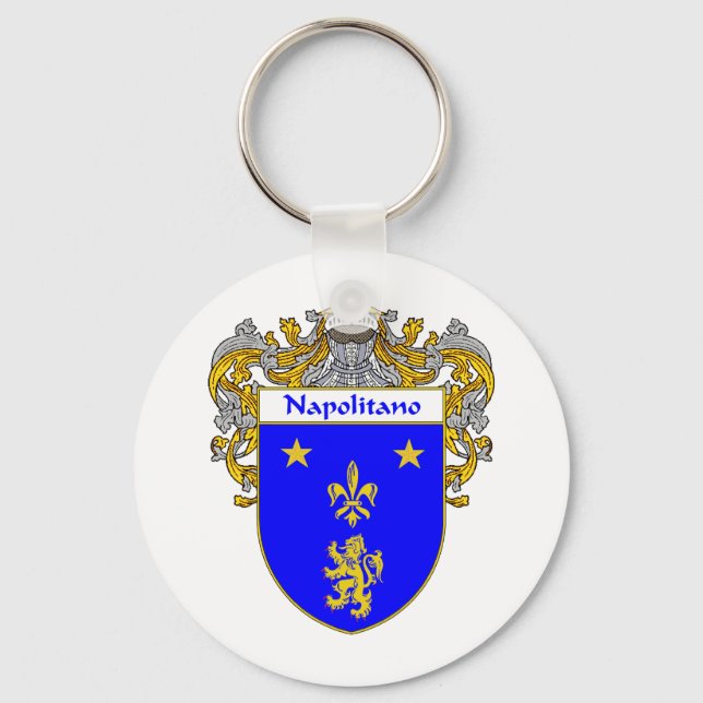 Napolitano Jackar av Arm (Mantled) Nyckelring (Framsida)