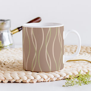 Napolitano Macchiato Pistachio Rosett band. Kaffemugg