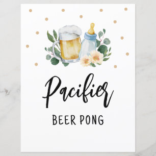 Nappar Beer Pong Game Baby brinner grey