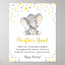 Nappar Hunt-Gulten Dot Elephant Baby Shower