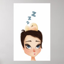 Napping Birdie på en Pixie