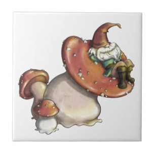 Napping Gnome Kakelplatta