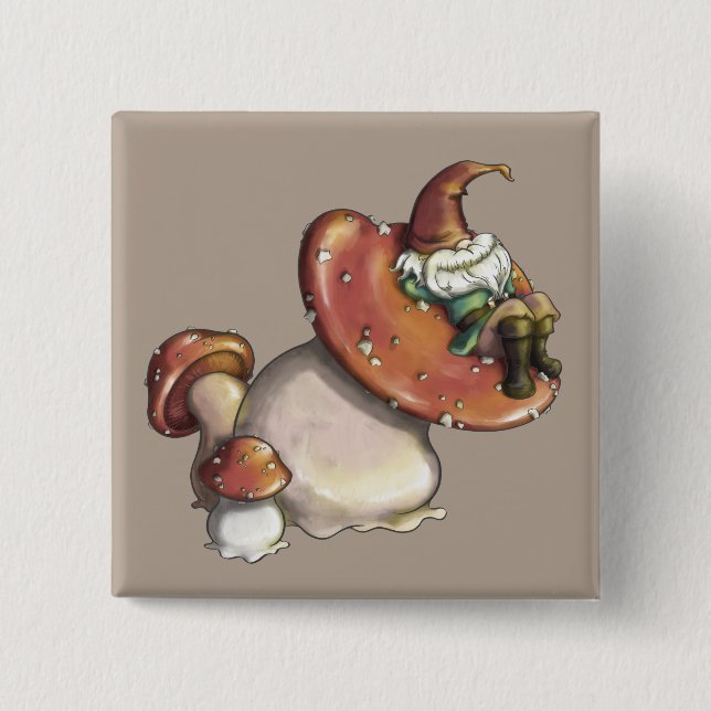 Napping Gnome Knapp (Framsida)