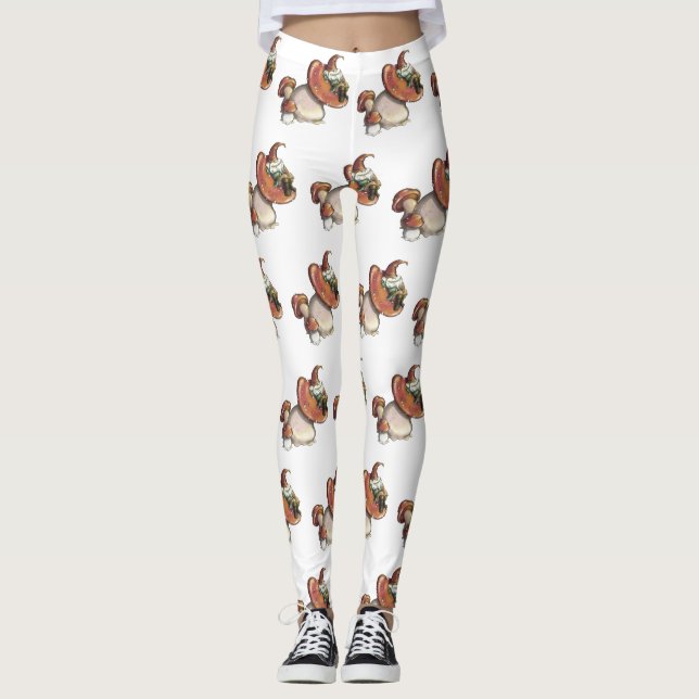 Napping Gnome Leggings (Framsida)