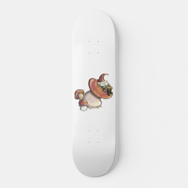 Napping Gnome Mini Skateboard Bräda 18,5 Cm (Framsida)