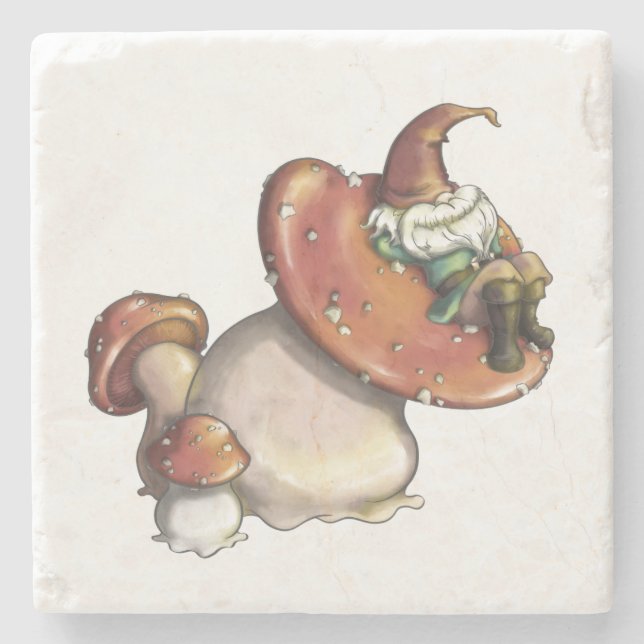 Napping Gnome Stenunderlägg (Framsidan)