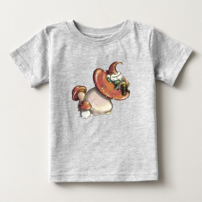 Napping Gnome T Shirt (Framsida)