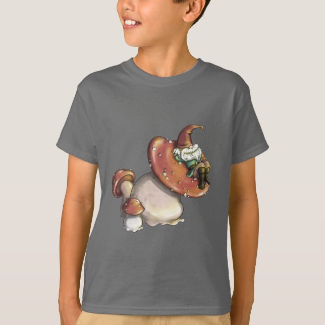 Napping Gnome T Shirt (Framsida)