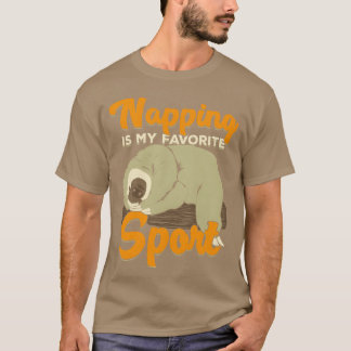 Napping Is My Favorite Sport gift T Shirt