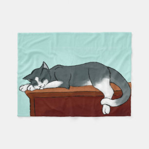 Napping Kattunge Fleecefilt