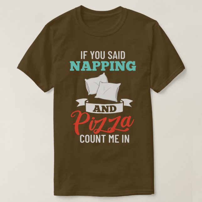 Napping Sföreliggande Dream Sleeping Naps Bed Couc T Shirt (Design framsida)
