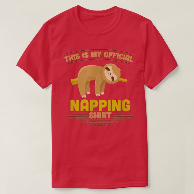 Napping Sloth Mode Andise Running Team Gift T Shirt (Design framsida)