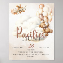 NAPPJAKT Vi Kan Knappast Vänta Baby Shower Lek