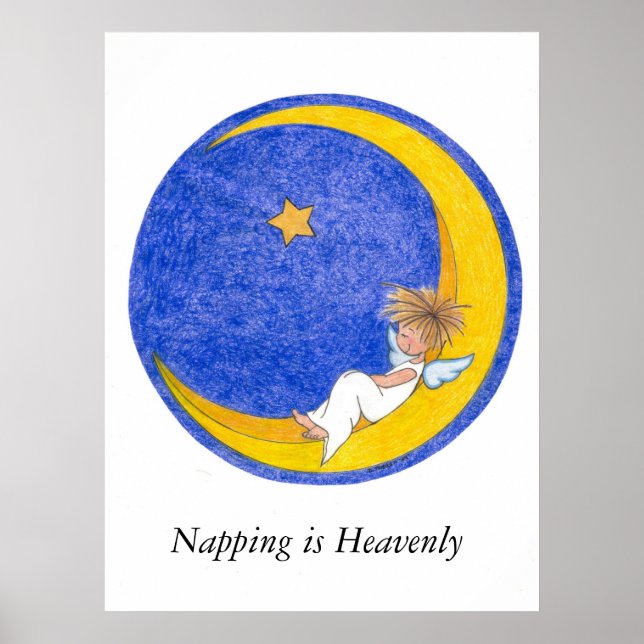 Nappning är Himmelskt Poster (Framsidan)