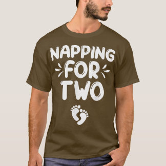 Nappning för två Gravider nya meddelanden T Shirt