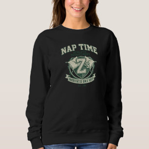 Napptids Atletiska Avdelning Rolig Vintage Varsity T Shirt