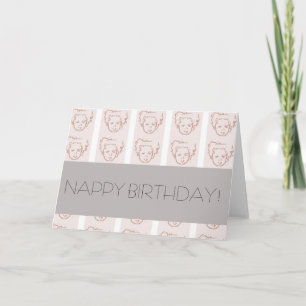 NAPPY BIRTHDAY! KORT