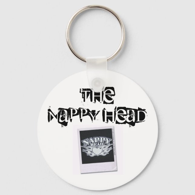 Nappy Head Keychain Nyckelring (Framsida)