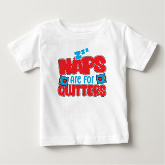 Naps for Quitters Sömnig Kids Funny White T Shirt