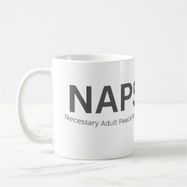 NAPS — Nödvändig Fredsession För Vuxna Roligt Kaffemugg