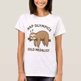 Naps Olympics Guld Medalist T-Shirt - Lättare Slot