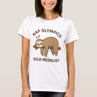 Naps Olympics Guld Medalist T-Shirt - Lättare Slot