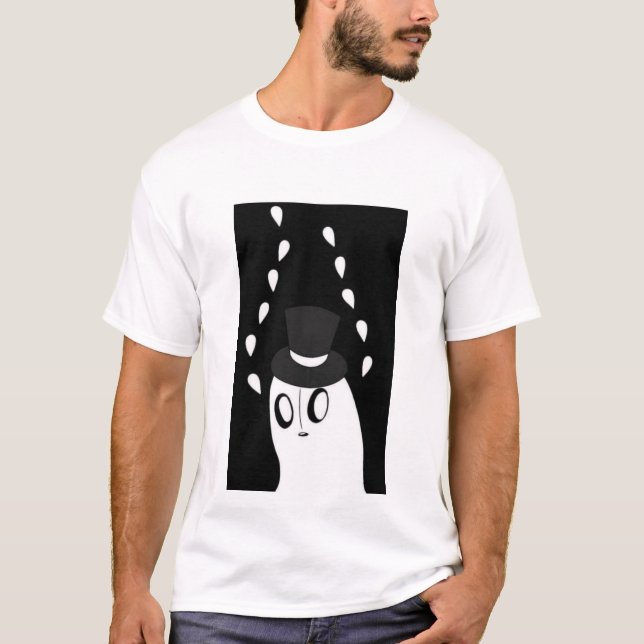 napstablook tee shirt (Framsida)