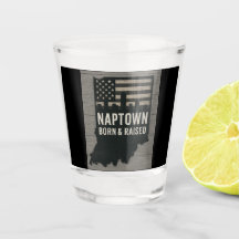 Naptown Born och Razed Shot Glass