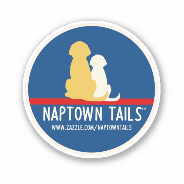 Naptown Svan Hundar Vinyl Sticker Klistermärken (Framsida)