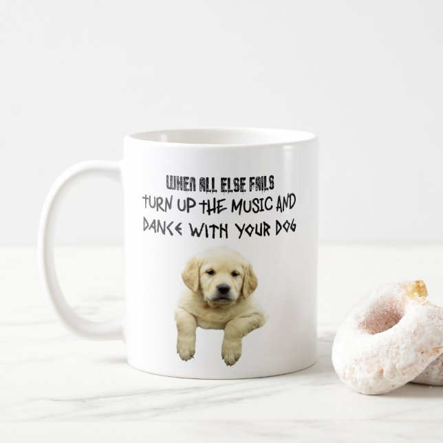 När alla andra kuggningar vänder upp musikmuggen kaffemugg (Med munk)