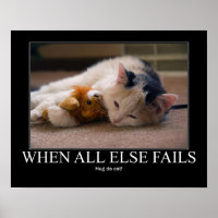 När allt annat Misslyckas - Hug Da Cat Artwork