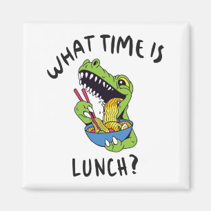 När är lunchen? magnet