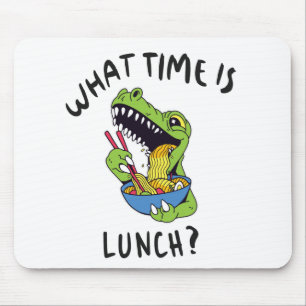 När är lunchen? musmatta