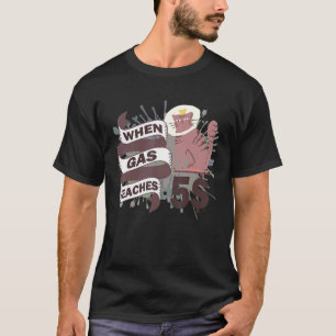 När bensin når 5 Grumpy Cat Bensinpris T Shirt