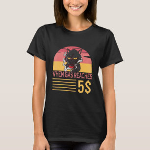 När bensin når 5 Grumpy Cat Om Bensinpris T Shirt