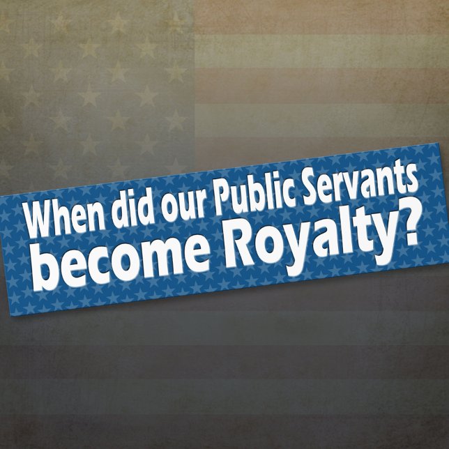 När blev statstjänstemän royalty bildekal (Skapare uppladdad)