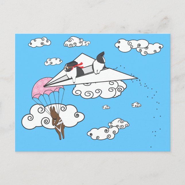 NÄR BUNNIES ATTACK VYKORT (Framsida)