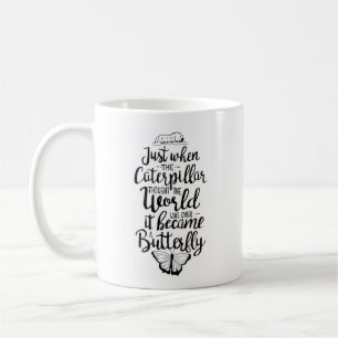 När Caterpelaren trodde att världen var över Kaffemugg