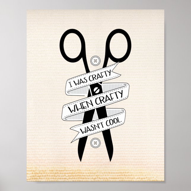 När Crafty inte Poster Coola offert (Framsidan)