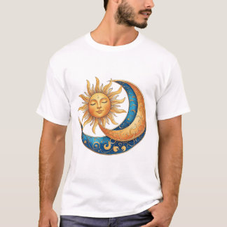 När dag möter natt - Celestial omfamning T Shirt