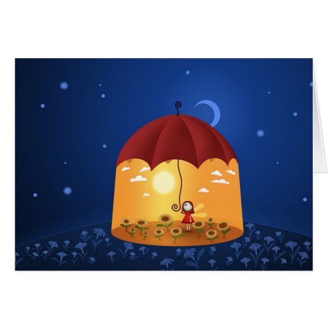 När dagen kommer hälsningskort (Framsidan Horizontal)