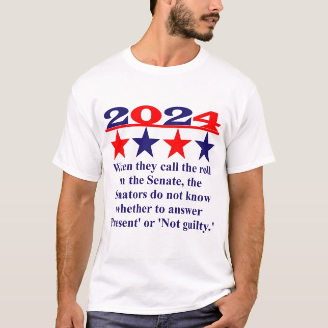 När de kallar rullen - politisk citat t shirt (Framsida)