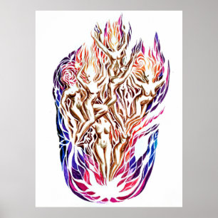 När den gudomliga feminin blommar poster